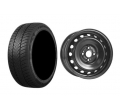 roata completa yaris iarna triangle senzor Roata completa Toyota Yaris janta otel ALCAR 7615 5x15 + anvelopa Iarna Triangle TW401 175/65R15 84T + Senzor presiune ALCAR